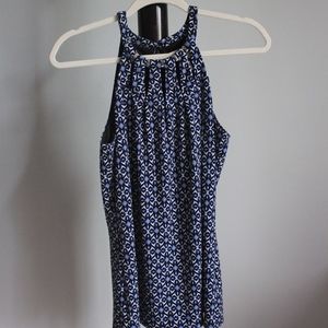 White House Black Market Patterned Top